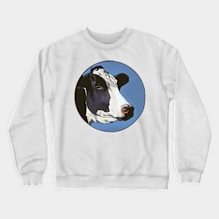 Cow- Circle Edit Crewneck Sweatshirt